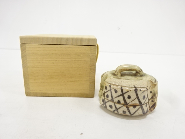 値下げ❗️畦地 粒俵 造 乾漆 ほうずき 香合 茶道具